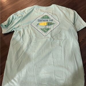 Southern Tide Light Green Graphic Tee